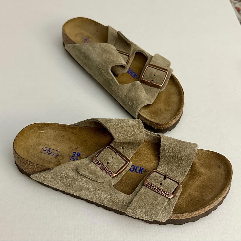 Birkenstock Arizona EU 39 EUC Taupe